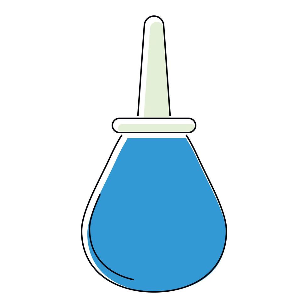 Enema icon, flat style vector