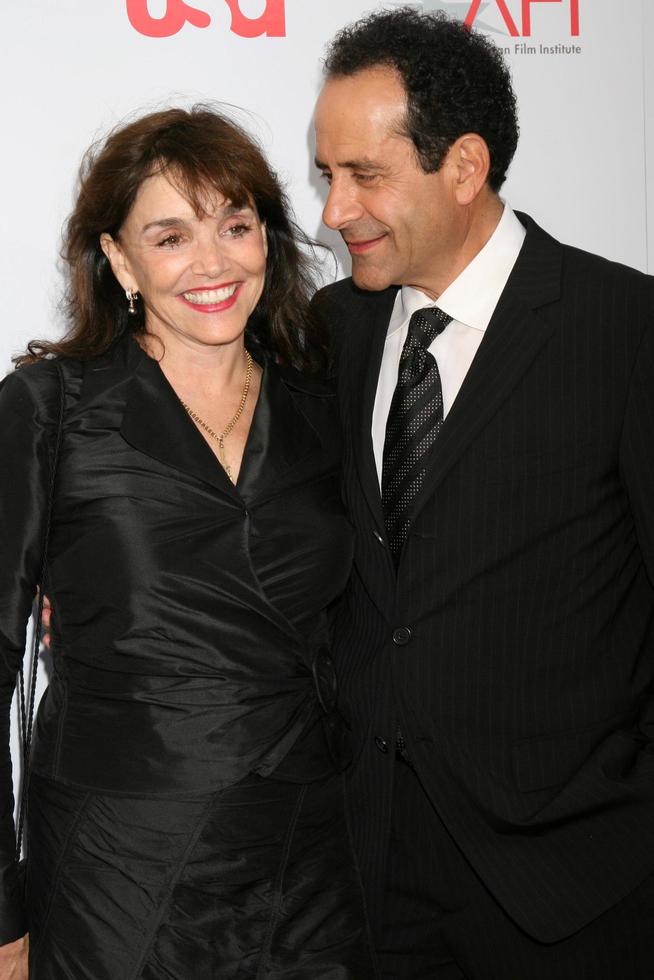 Brooke Adams and Tony Shalhoub arrive at the AFI Salute to Warren Beatty at the Kodak Theater in Los Angeles, CA June 12, 2008 photo