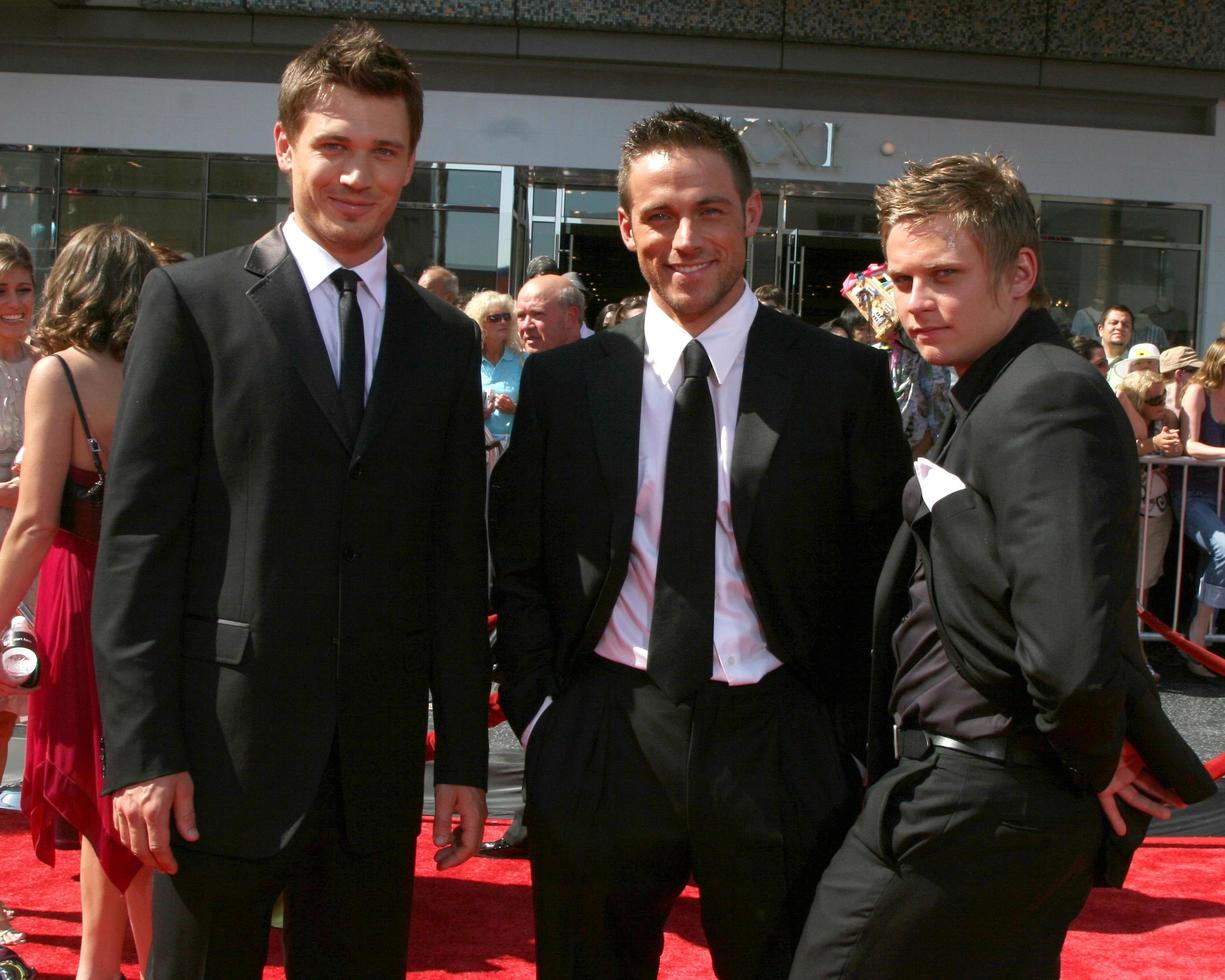 Jon Prescott, Dylan Bruce, and Billy Magnussen arriving at the Daytime Emmys 2008 at the Kodak Theater in Hollywood, CA on June 20, 2008 photo