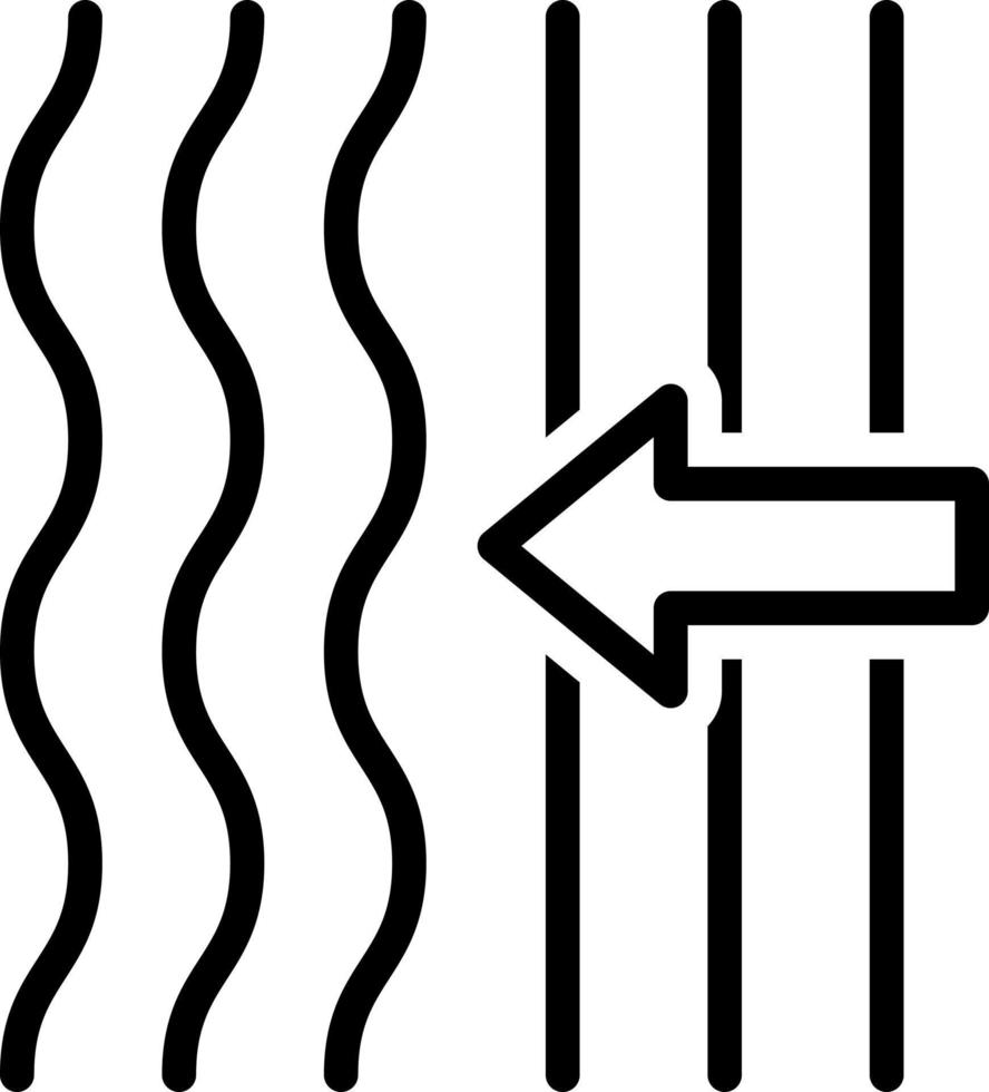 line icon for smooth, vector