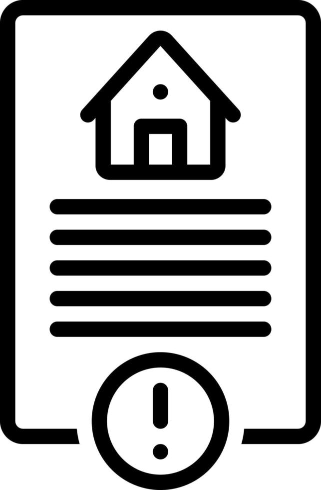 line icon for risk vector