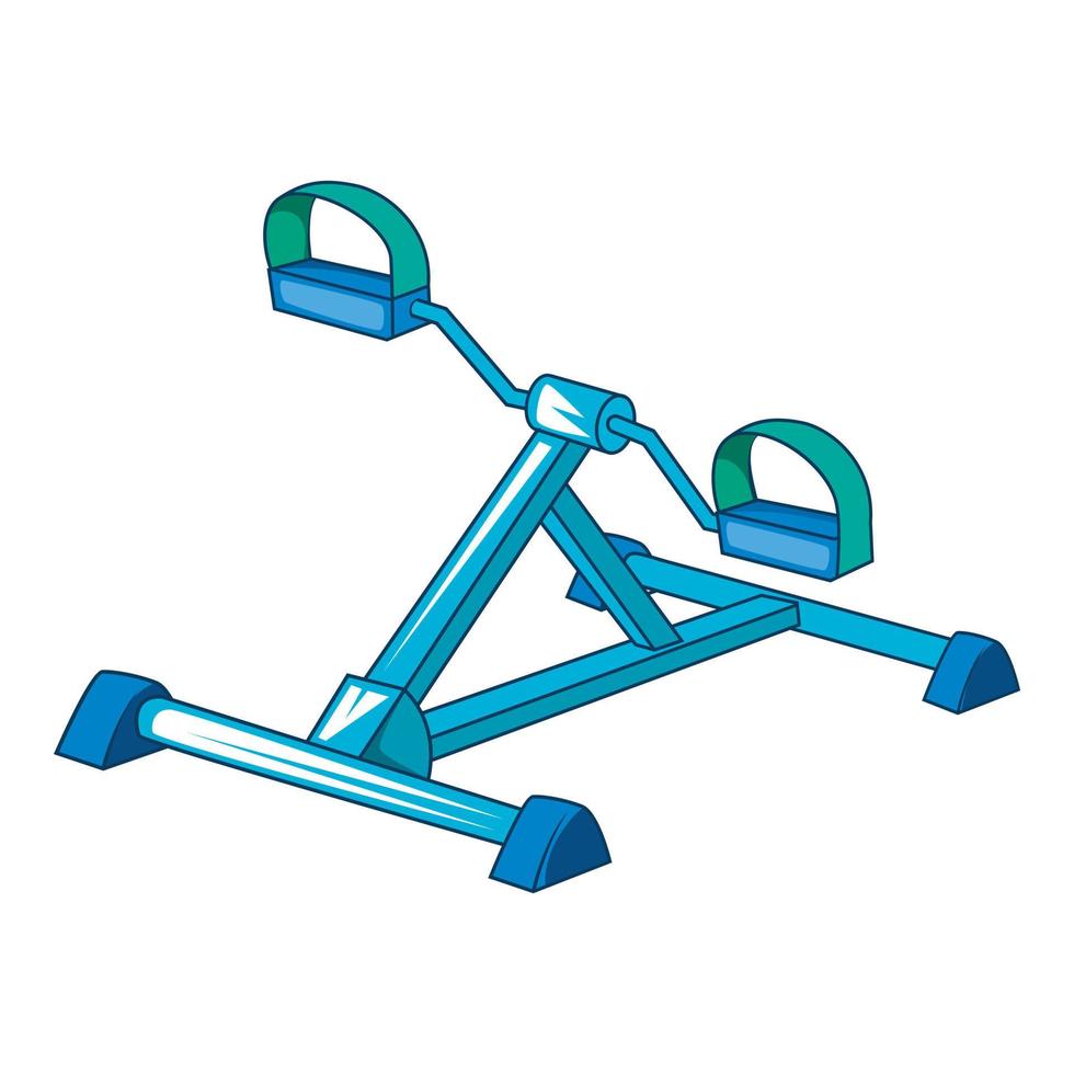 Gym equipment icon, cartoon style vector