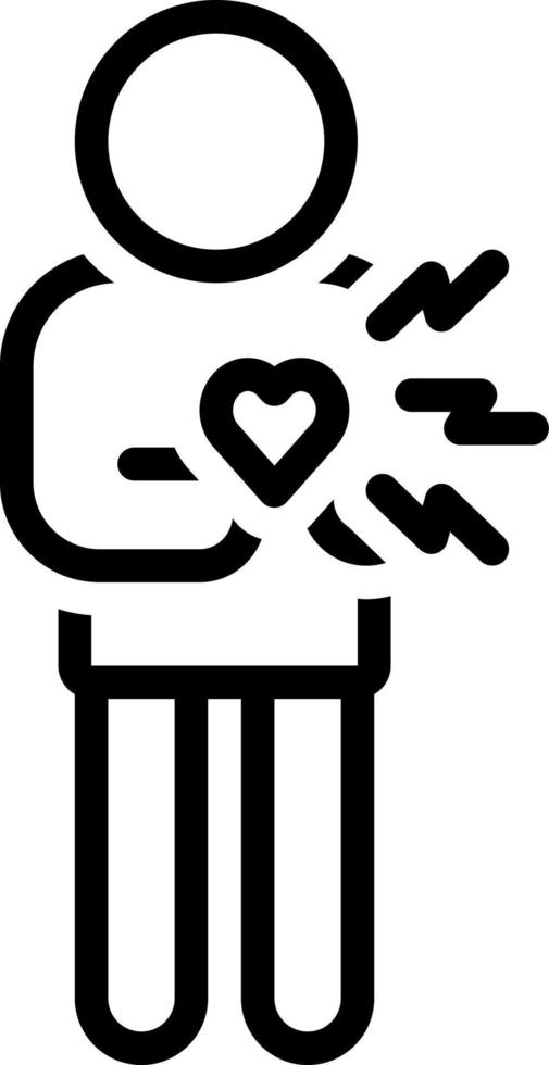 line icon for suddenly vector