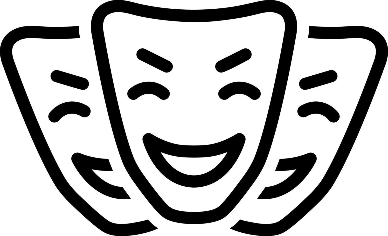 line icon for comedy vector
