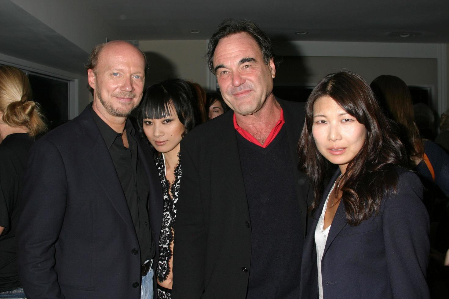 Paul Haggis Bai Ling Oliver Stone and guest Crash After Oscar Celebration Los Angeles, CA March 6, 2006 photo
