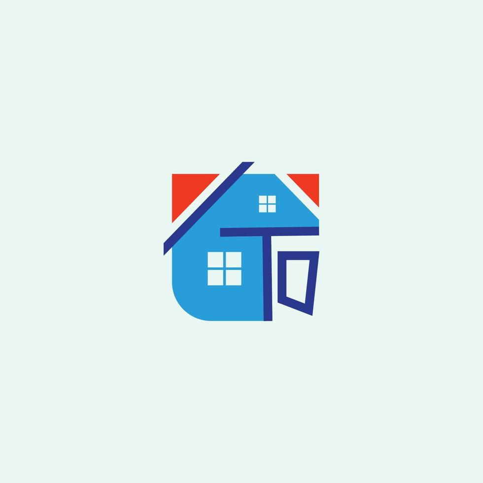 Real estate logo logo icon design template flat vector