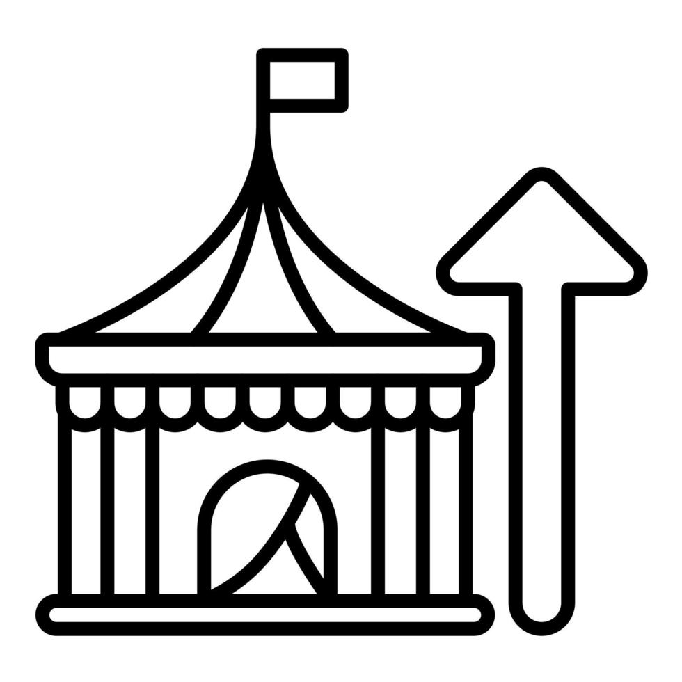 Performer Line Icon vector