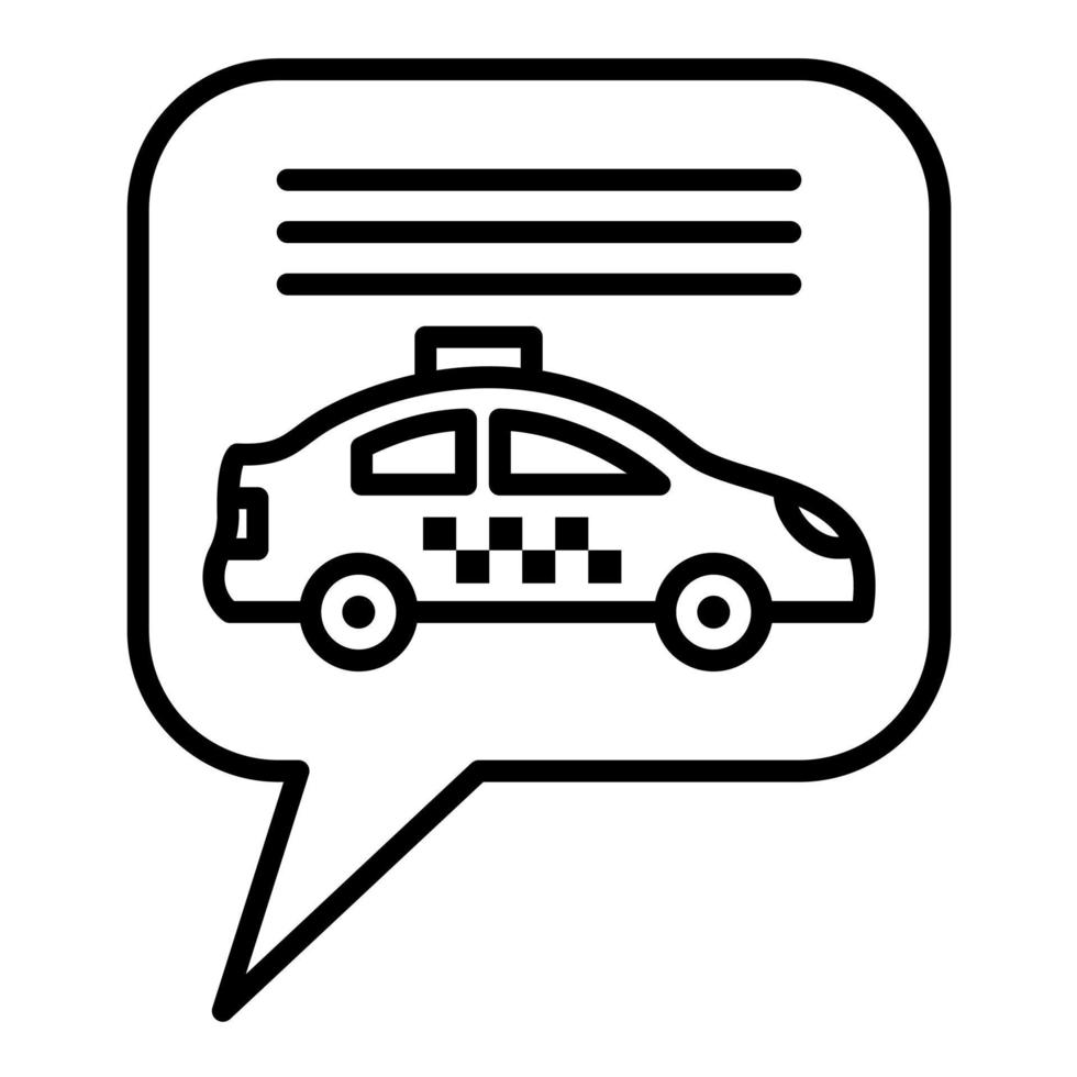 Chat Line Icon vector