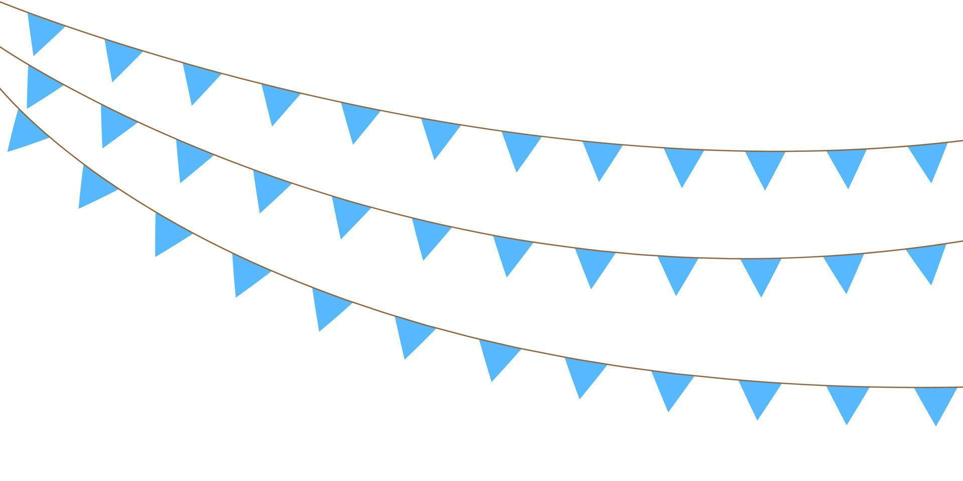 Party Background with Flags Vector Illustration. EPS 10. Bunting flags. Birthday flags vector illustration.