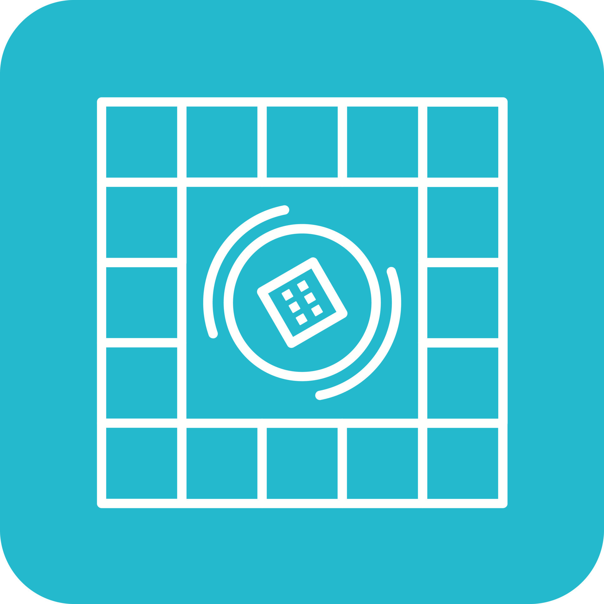 Board Game Line Round Corner Background Icons 14689635 Vector Art at