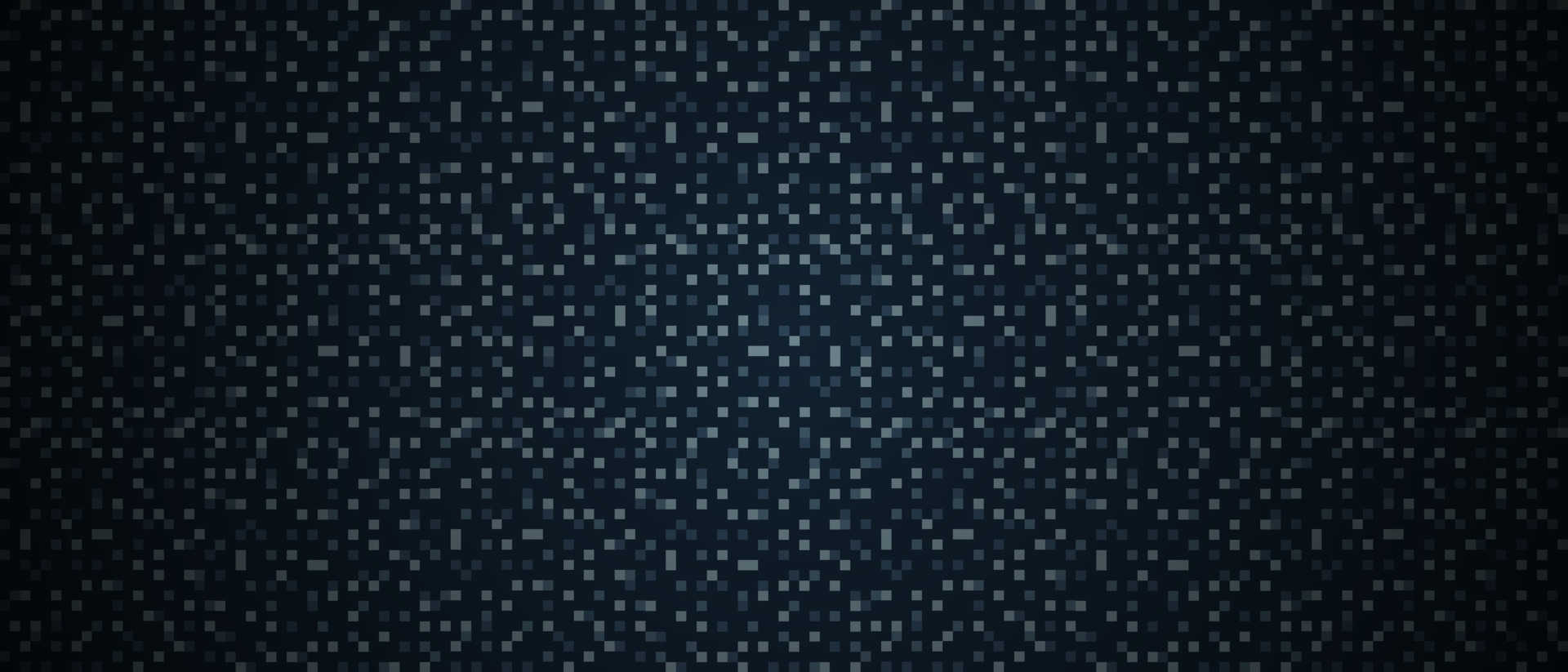 Abstract dark background of small squares or pixels. Digital technology