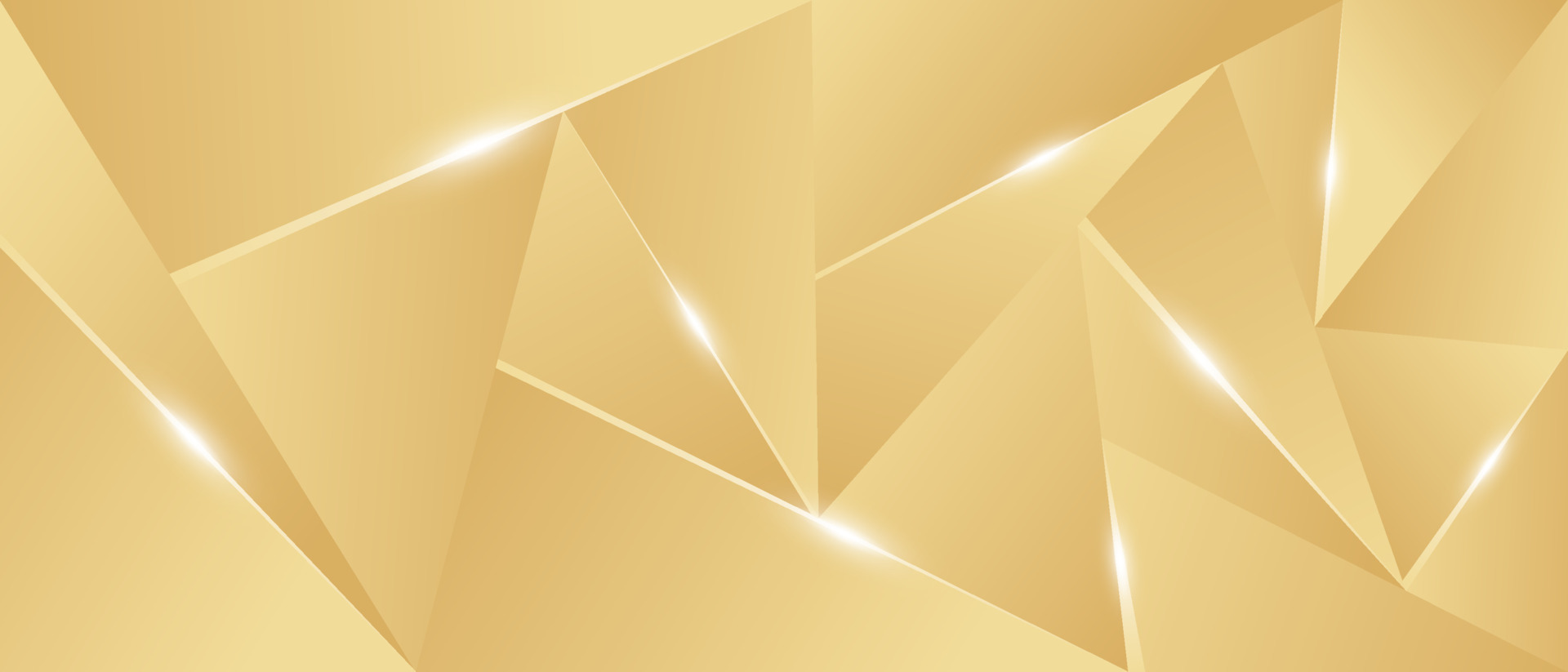 Abstract gold background with lines and shine effect. Luxury abstract