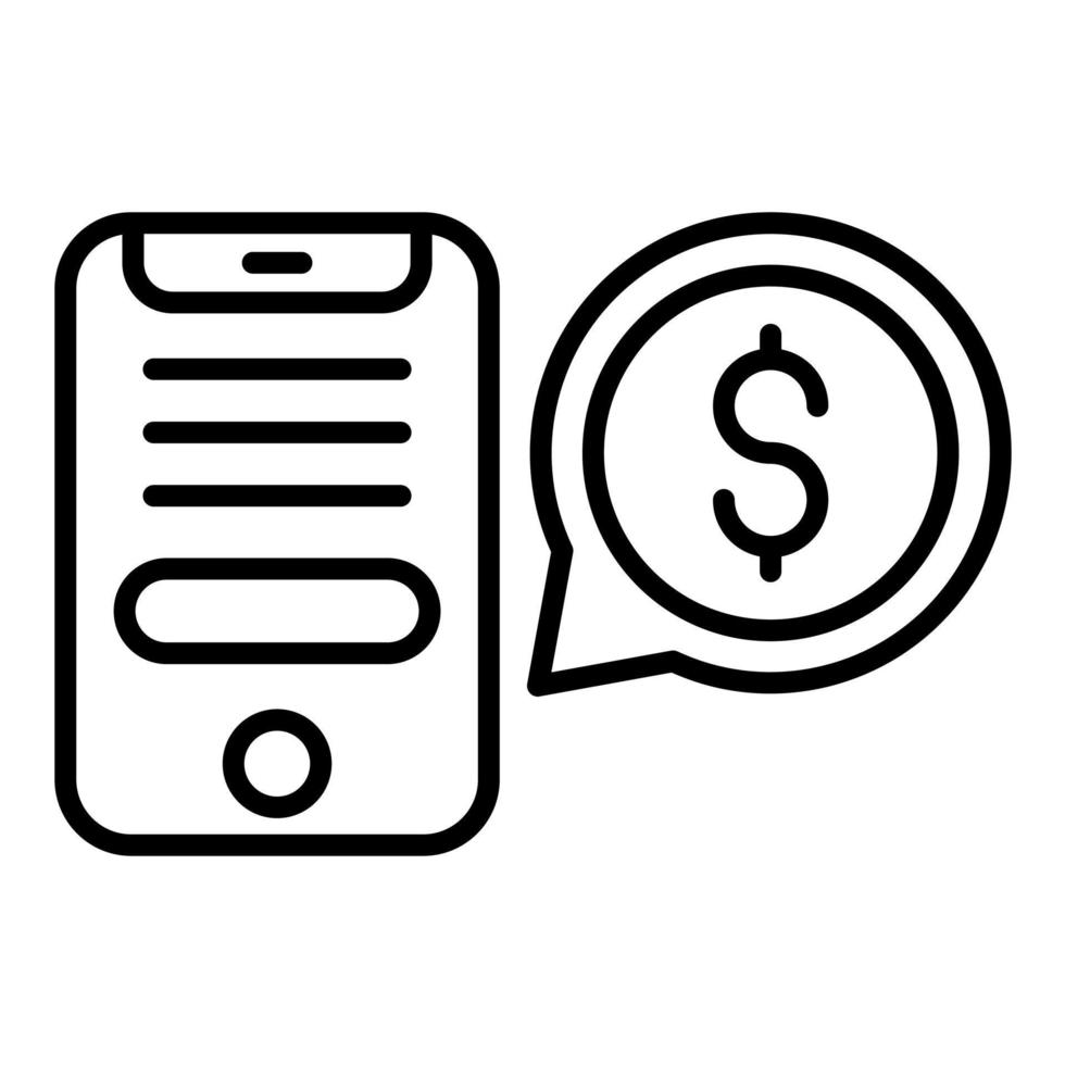 Complex Sales Line Icon vector