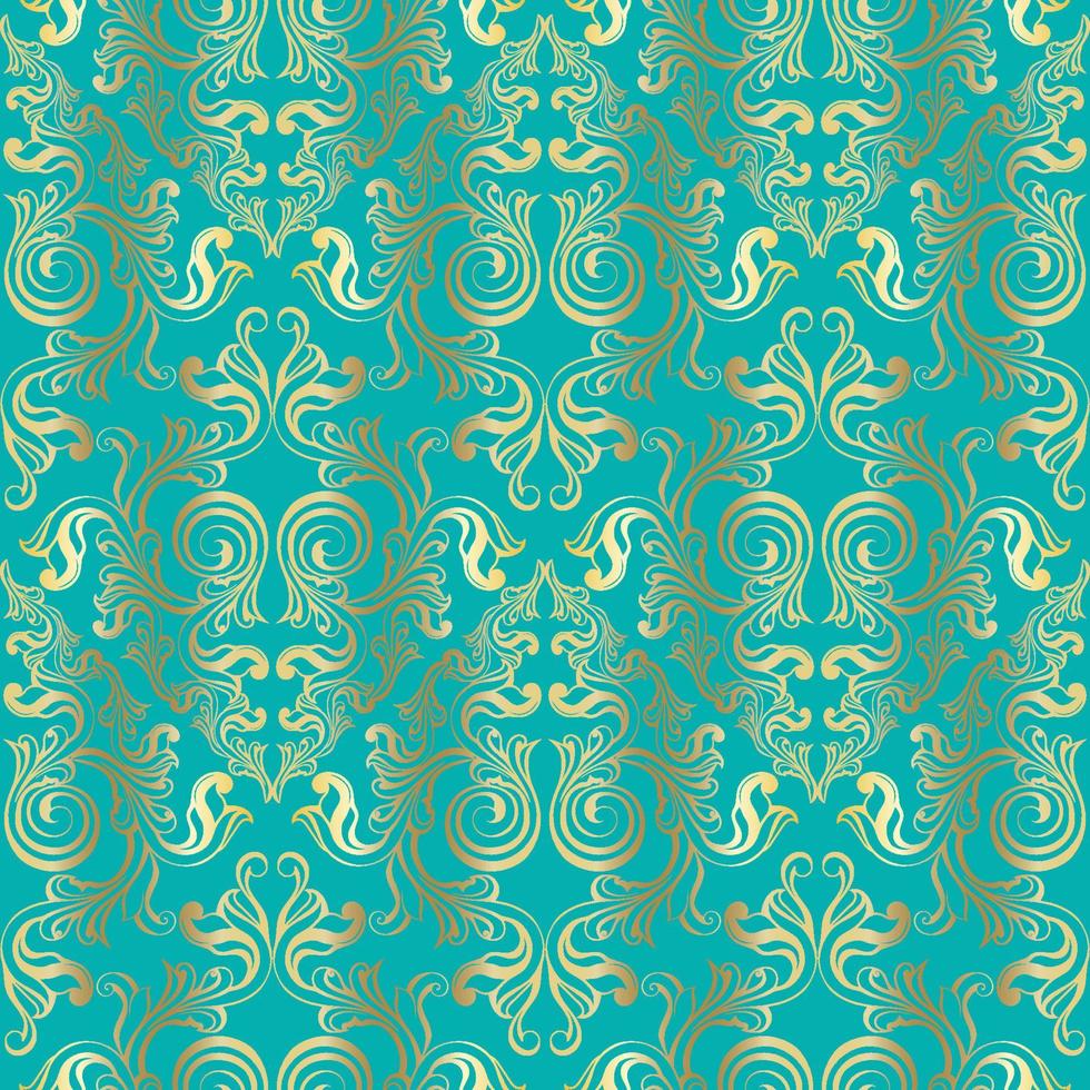 Damask vintage baroque scroll ornament swirl. Victorian monogram heraldic shield swirl. Retro floral leaf pattern border foliage antique  acanthus calligraphy engraved tattoo. seamless pattern vector
