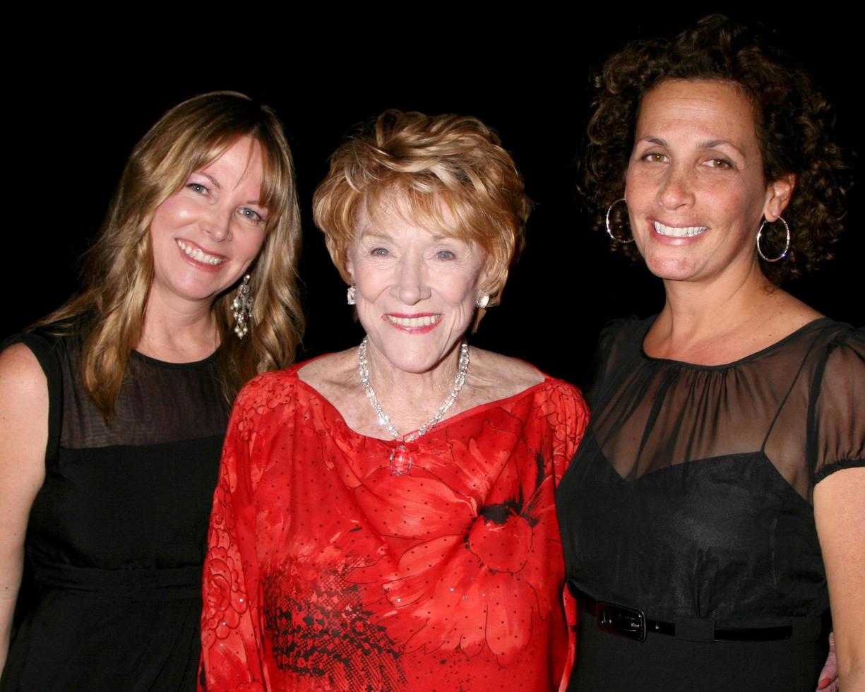 Maria Arena Bell, Jeanne Cooper and Barbara Bloom at a private 80th Birthday party for Jeanne Cooper hosted by Lee Bell at her home in Beverly Hills, CA on October 23, 2008 photo