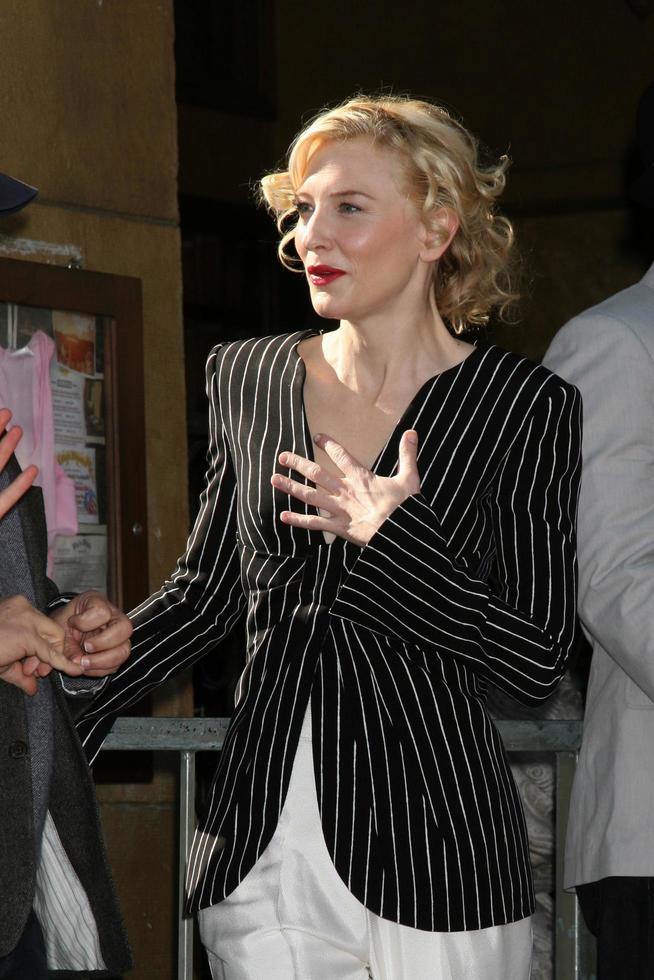 Cate Blanchett arriving to receive her Star on the Hollywood Walk of Fame in Los Angeles,, CA December 5, 2008 photo