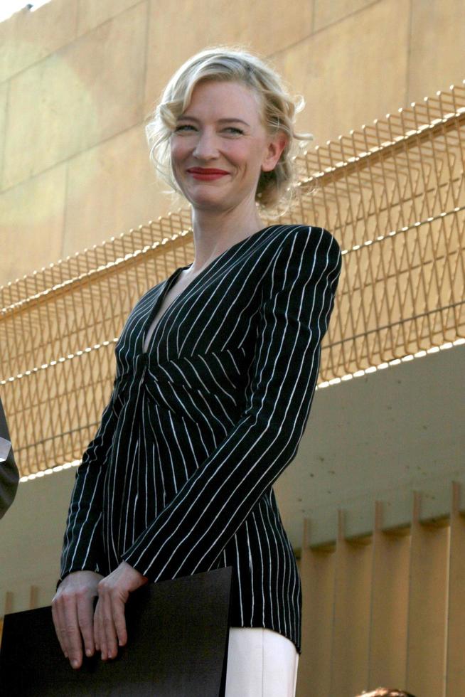 Cate Blanchett arriving to receive her Star on the Hollywood Walk of Fame in Los Angeles,, CA December 5, 2008 photo
