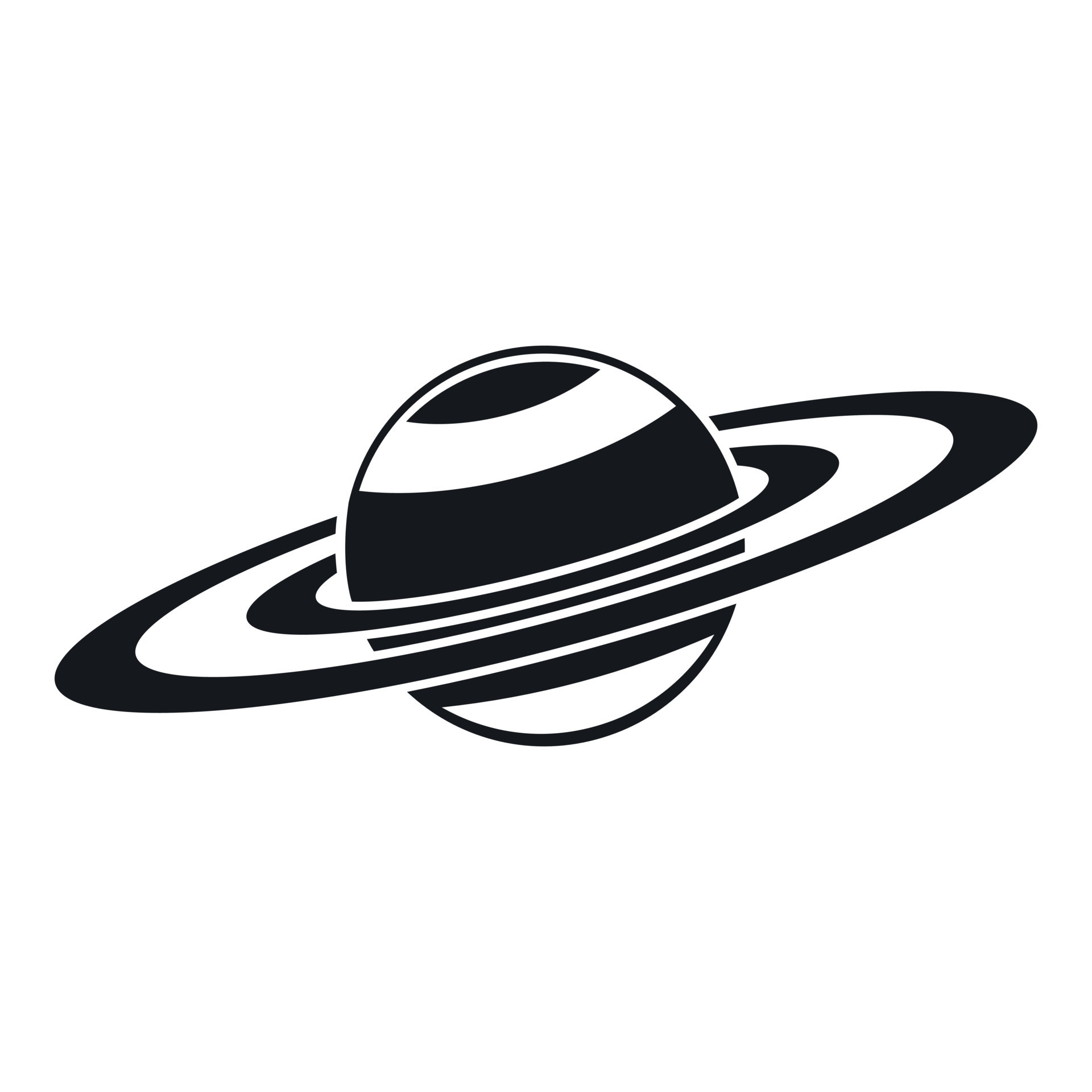 Saturn rings icon, simple style 14692772 Vector Art at Vecteezy