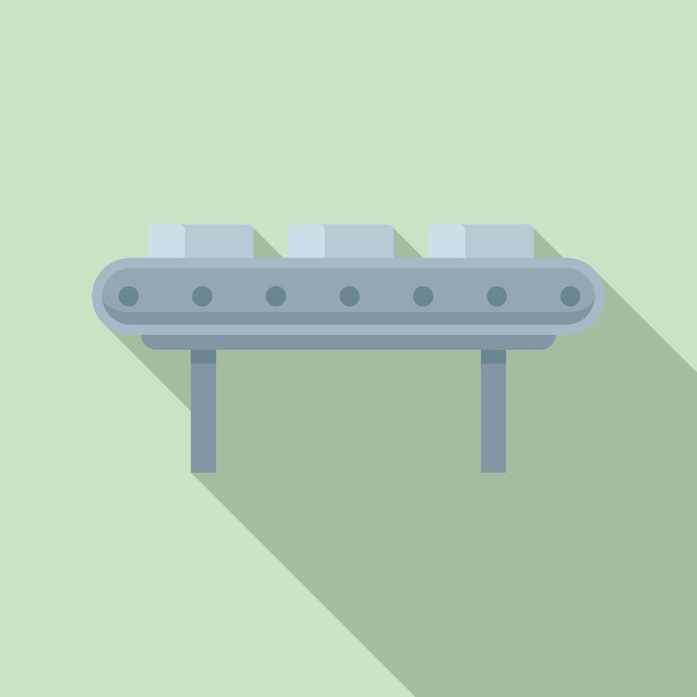Metallurgy line icon, flat style vector