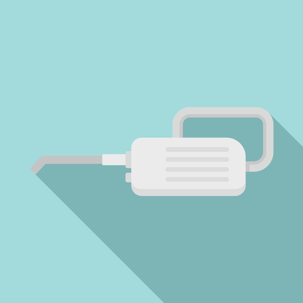 Steam cleaner appliance icon, flat style vector
