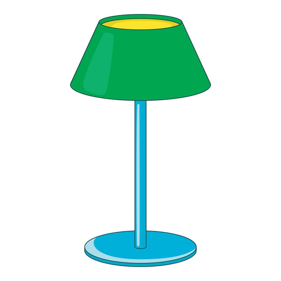 Floor lamp icon icon, cartoon style vector