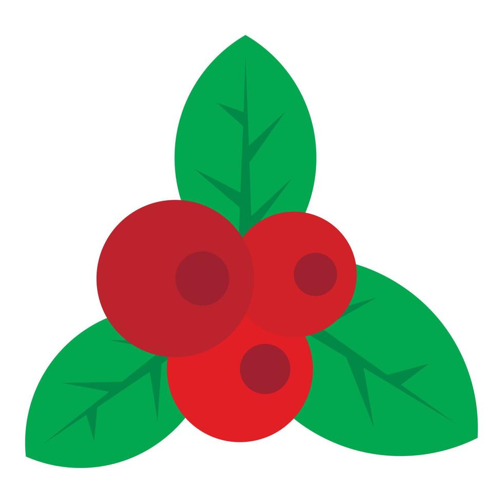 Red currant icon, flat style vector