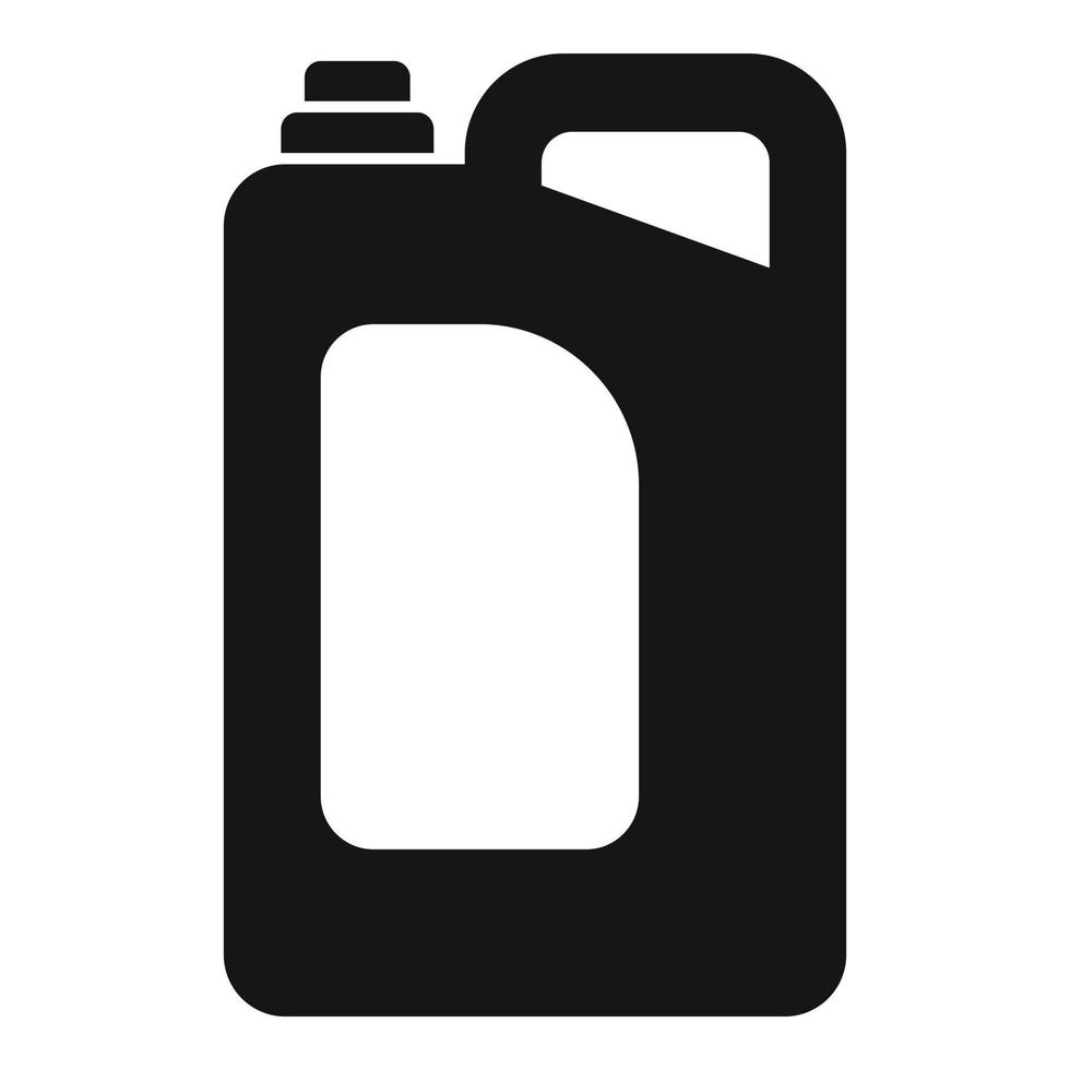 Cleaner canister icon, simple style vector