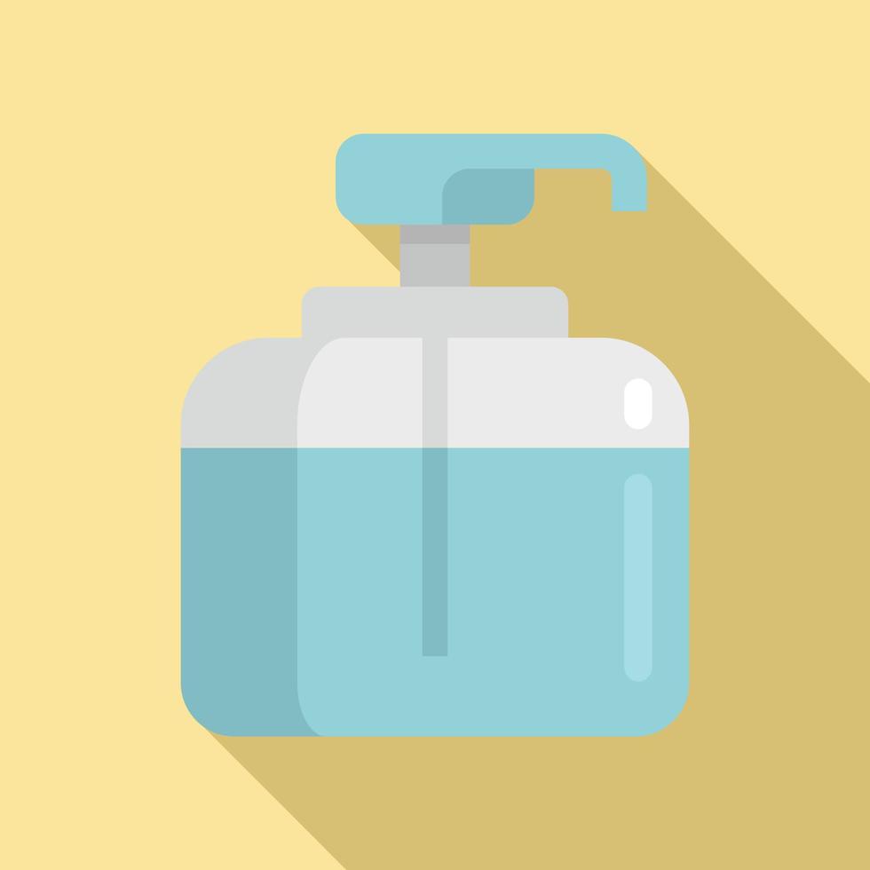 Safe antiseptic icon, flat style vector