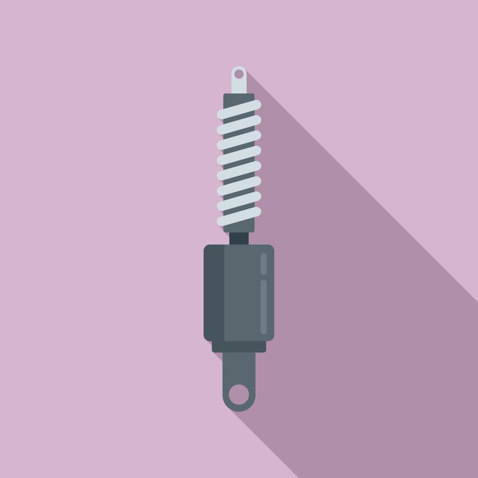 Car spring icon, flat style vector