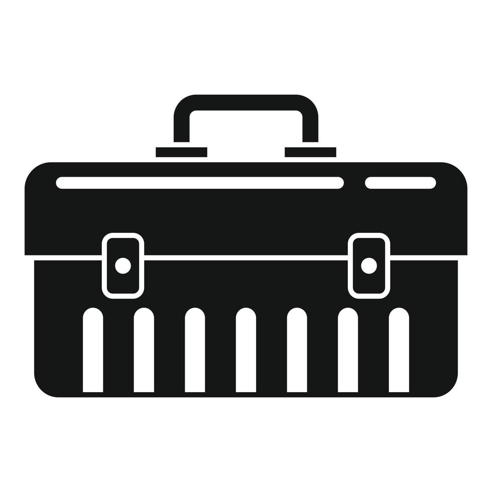 Car service tool box icon, simple style vector