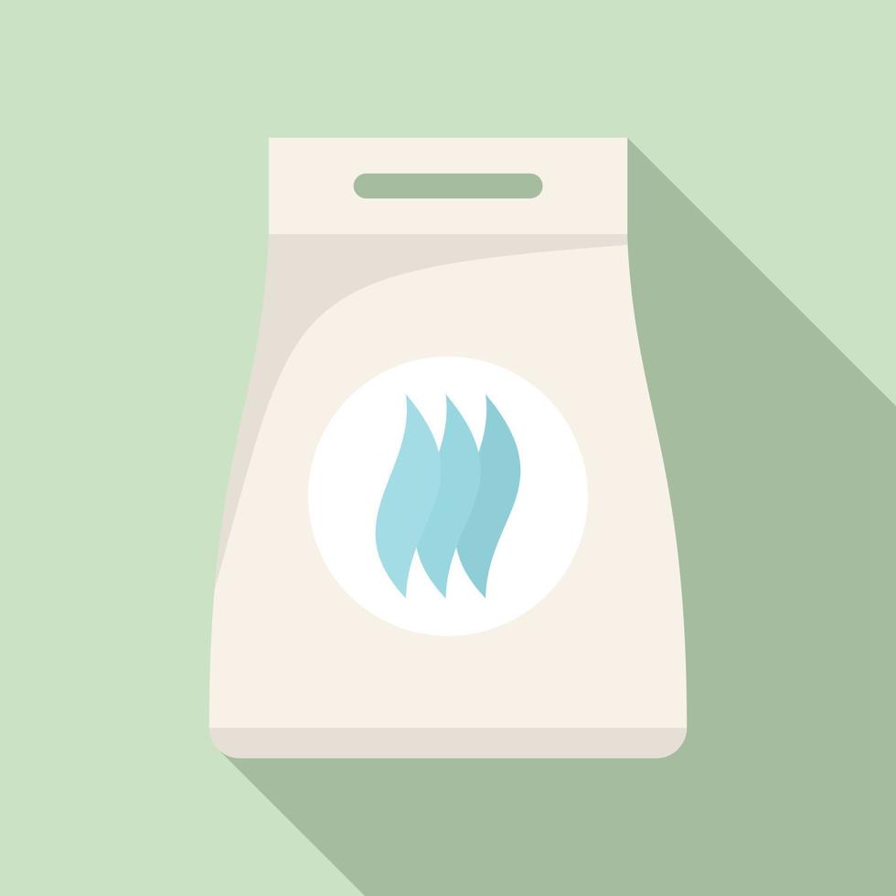 Softener package icon, flat style vector