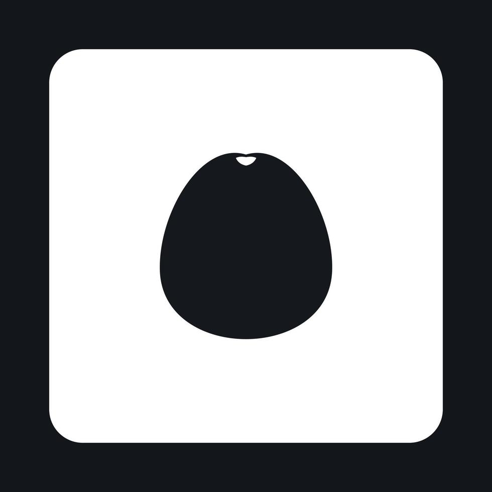 Avocado icon, simple style vector