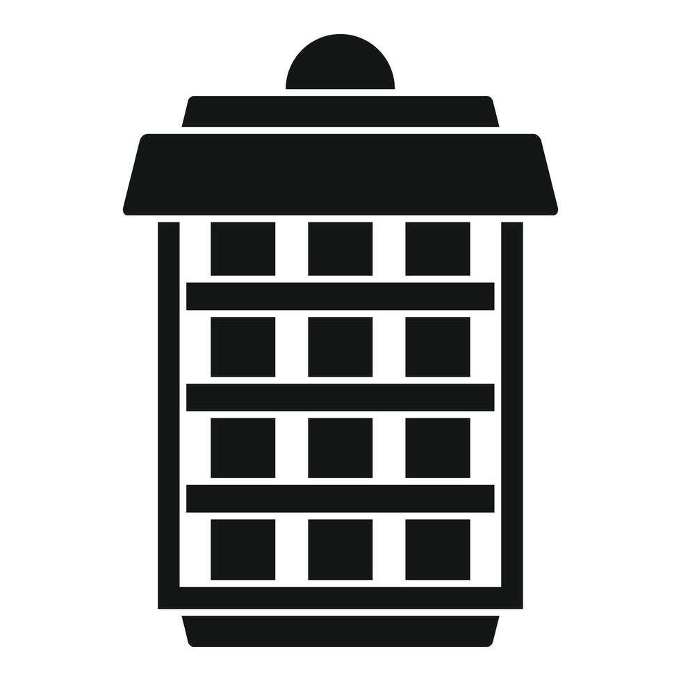 Insect trap icon, simple style vector