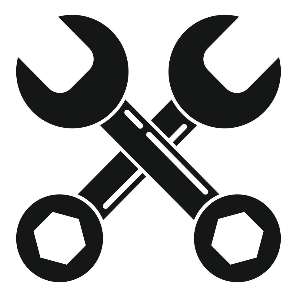 Car service keys icon, simple style vector
