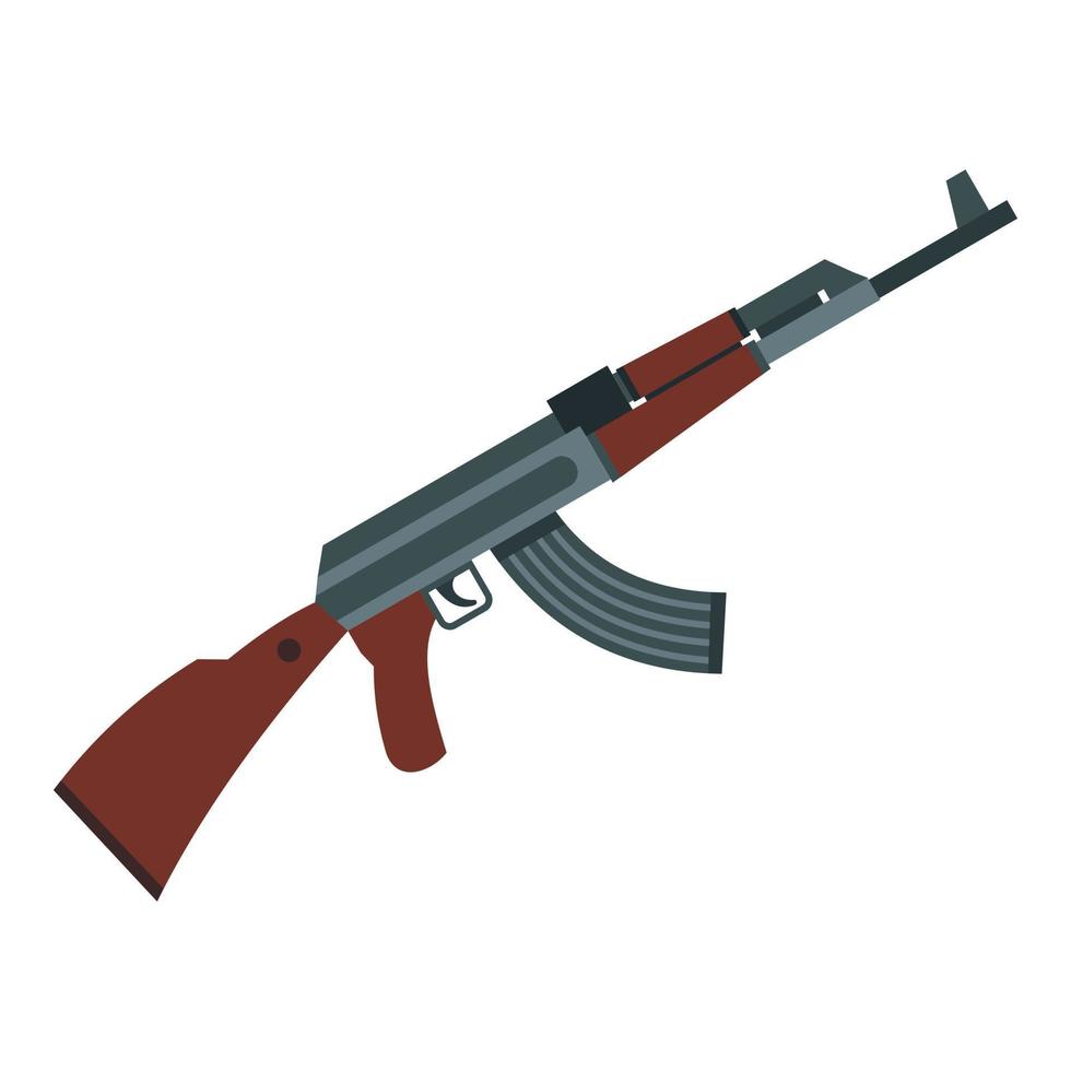 Akm icon, flat style vector