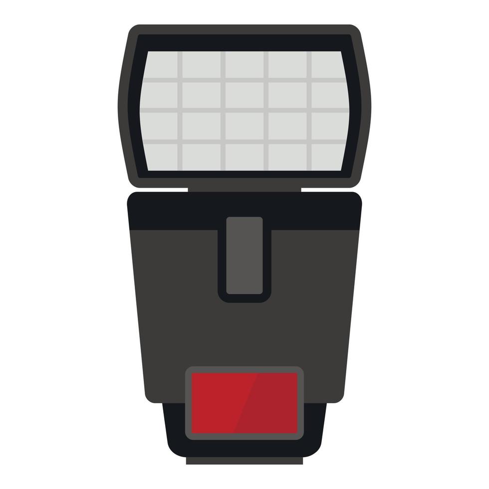 icono de flash, estilo plano vector
