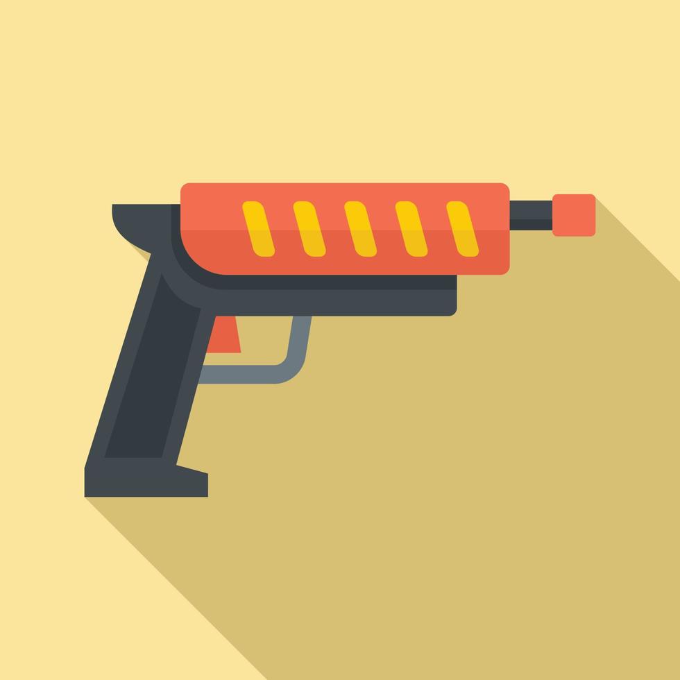 Shotgun blaster icon, flat style vector