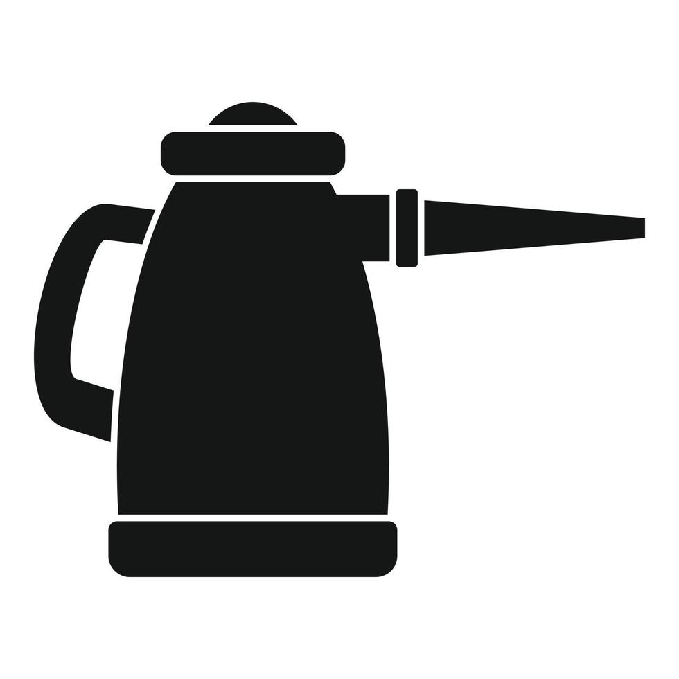 Steam cleaner tool icon, simple style vector