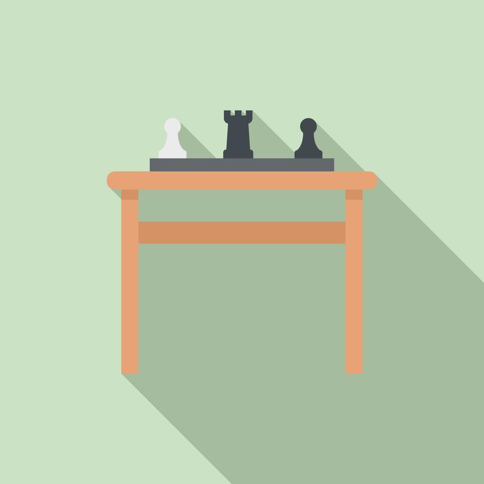 icono de juego de mesa de enfermería, estilo plano vector