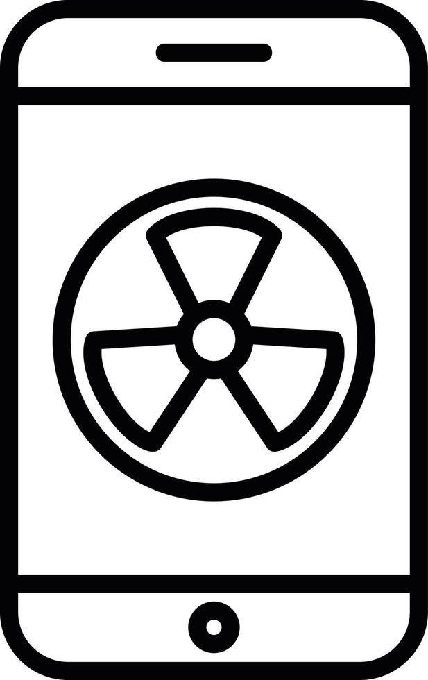 Radioactive Vector Icon