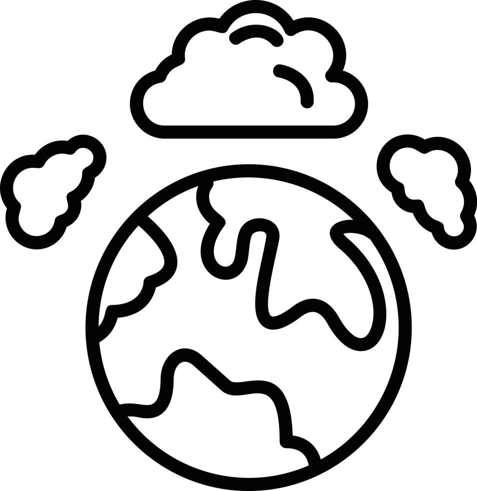 Atmospheric Pollution Vector Icon