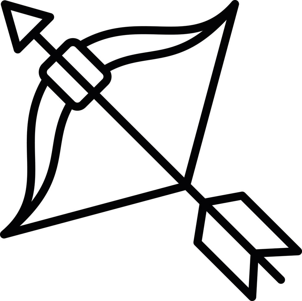 Bow Arrow Vector Icon