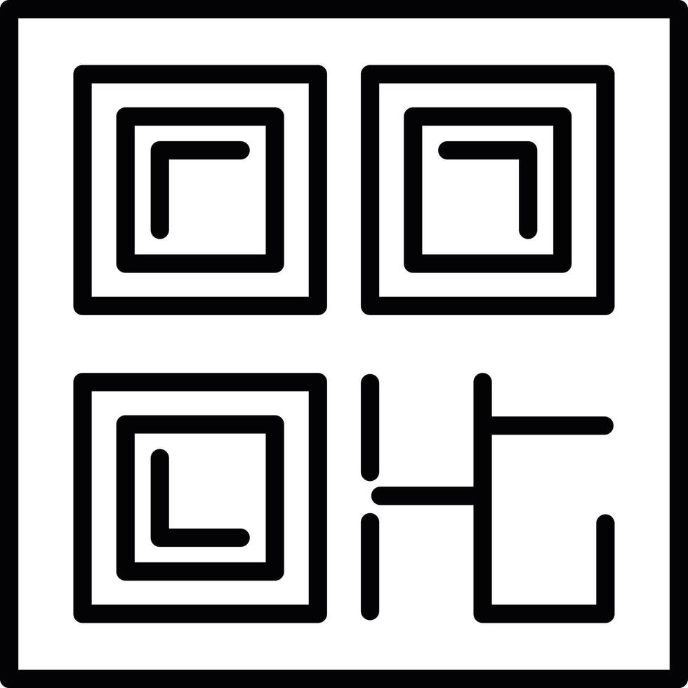 QR Code Vector Icon