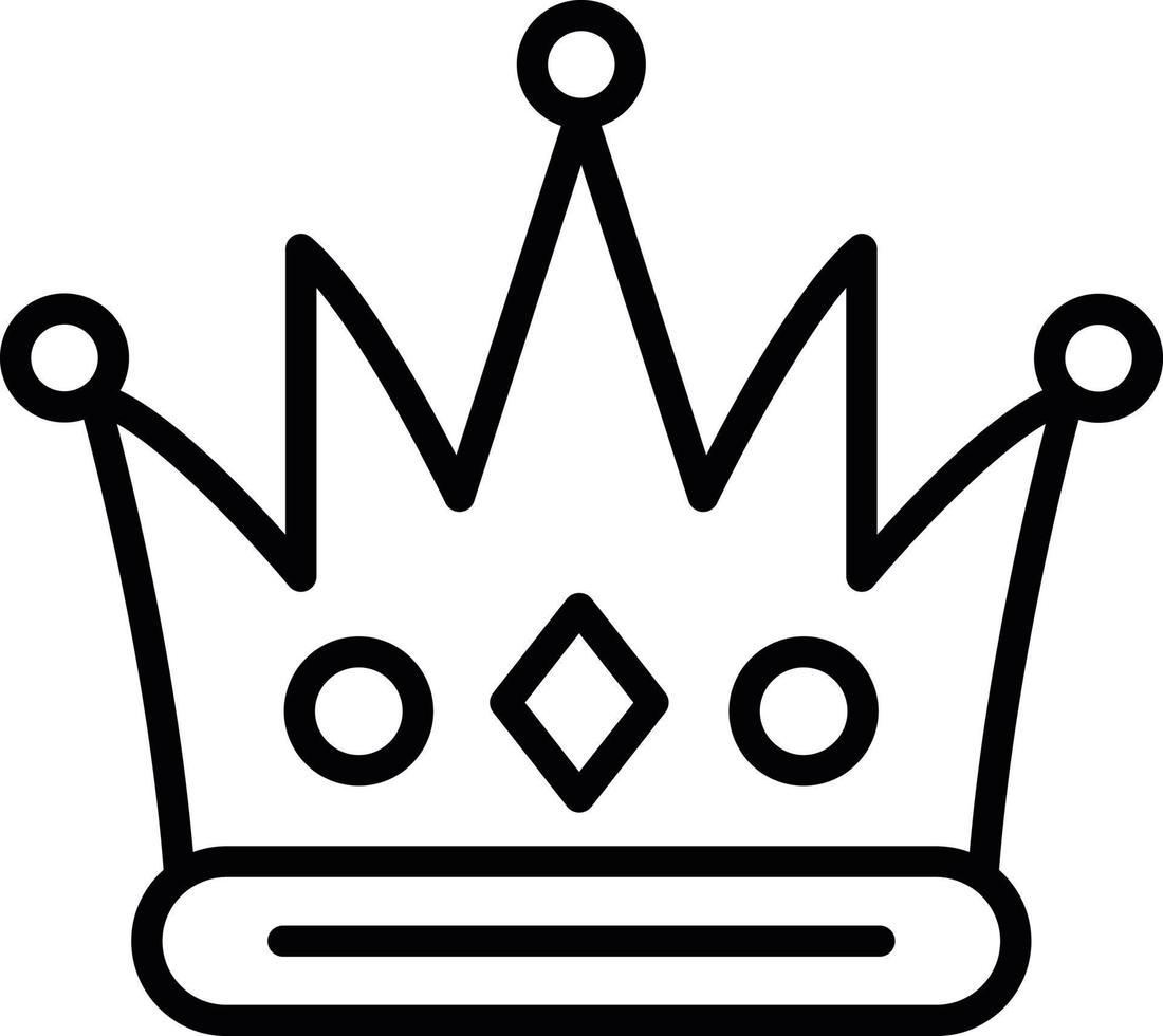 Queen Crown Vector Icon