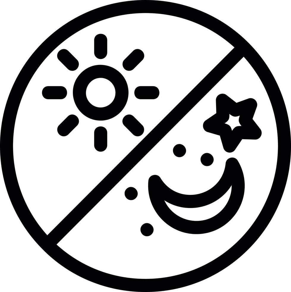 Day and Night Vector Icon
