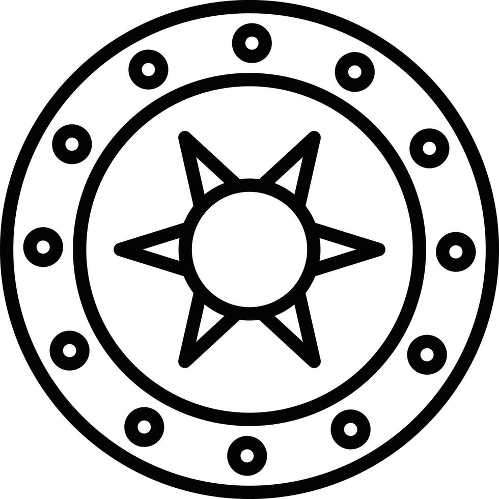 Steel Shield Vector Icon