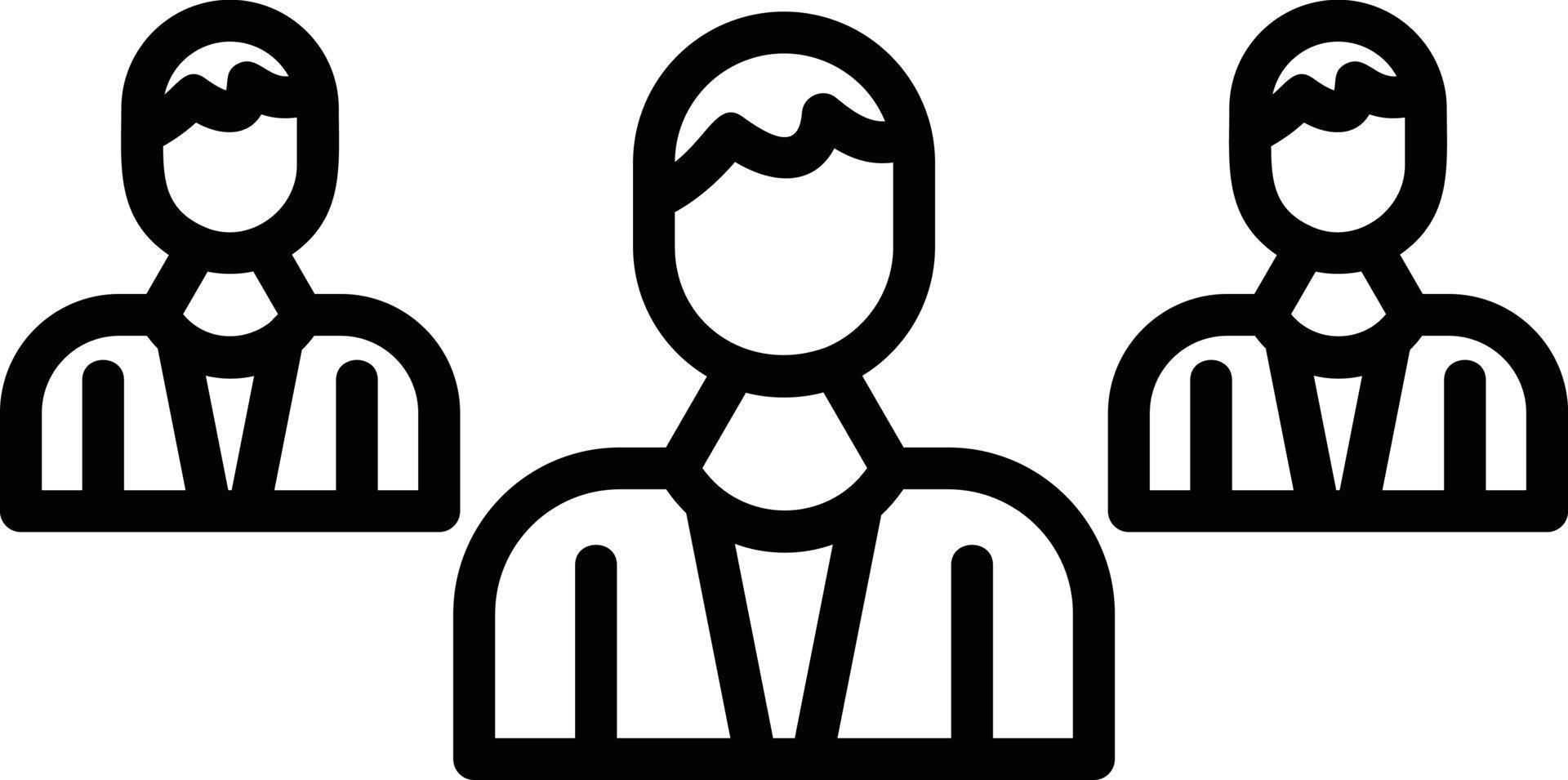 Community Work Vector Icon