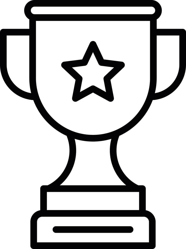 Gold Cup Vector Icon