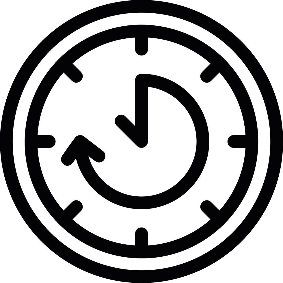 Time Loop Vector Icon
