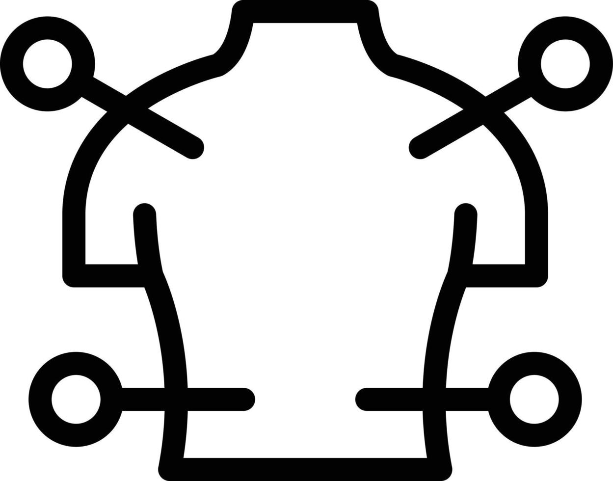 Body Acupuncture Vector Icon